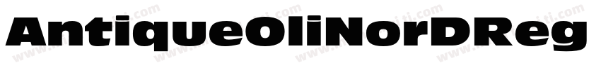 AntiqueOliNorDReg Italic字体转换